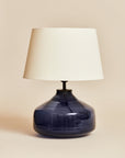 Table Lamp Glass Blue