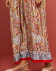 Embroidered Chikankari Zakakdozi Multi Kaftan