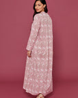 Pale Pink Hiran Block Printed Cotton Dress
