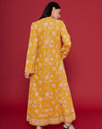 Gulista Yellow Cotton Kaftan