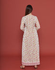 Fuli Pink Cotton Kaftan