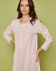Willow Pink Cotton Nightdress