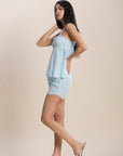 Cotton Hatsa Pyjama Shorts and Robe Set