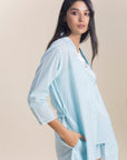 Cotton Hatsa Pyjama Shorts and Robe Set