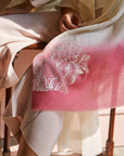 Gradient Lace Rose Scarf