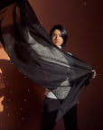 Black Silver Dust Scarf