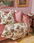 Cashmere Rose Pink Silk Cushion (50 x 50 cm)