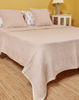 Vashti Baby Pink Shams Set (60 x 60 cm)