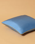 Dust Blue Silk Cushion (50cm x 50cm)