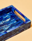 Multi Tone Blue Tray