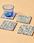 Geometric Grey Coasters (Set of 4)