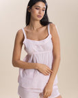 Cotton Haida Pyjama Shorts and Robe Set