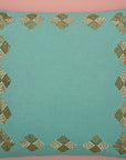 Zillij Aqua Large Cushion Cover