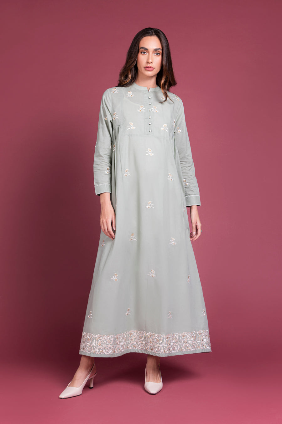 Shalimar Kacchi Ambi Kaftan