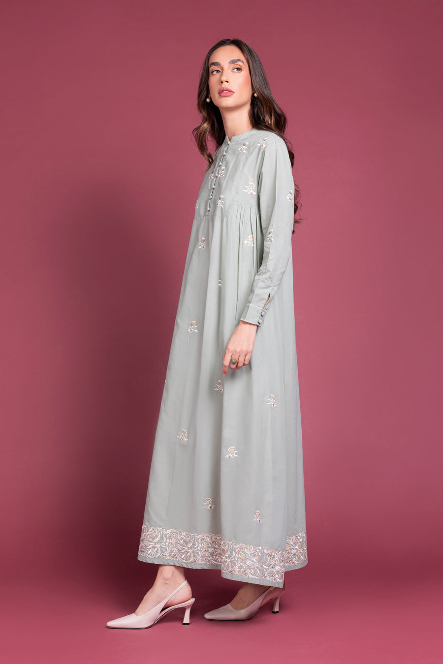 Shalimar Kacchi Ambi Kaftan