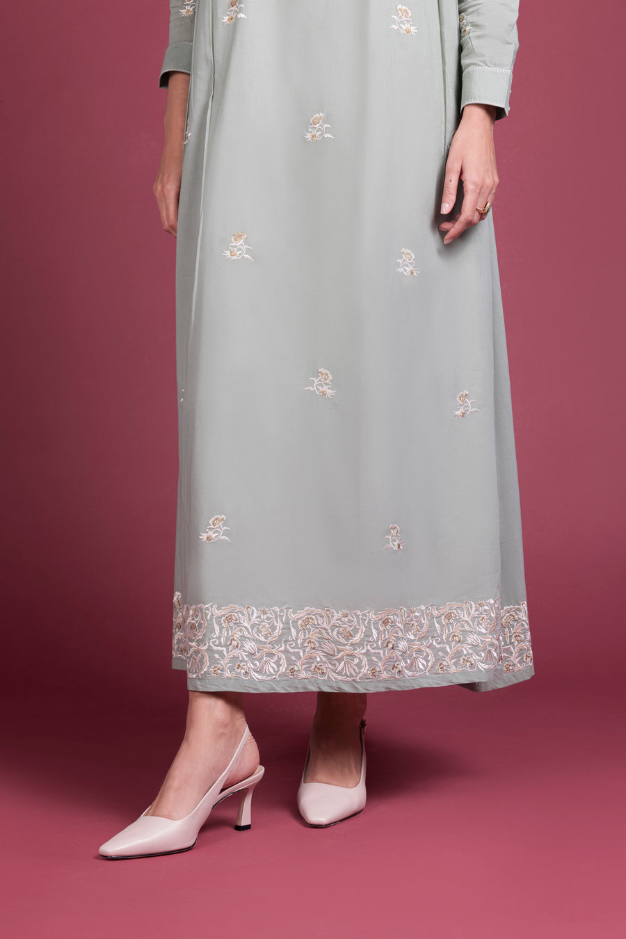 Shalimar Kacchi Ambi Kaftan