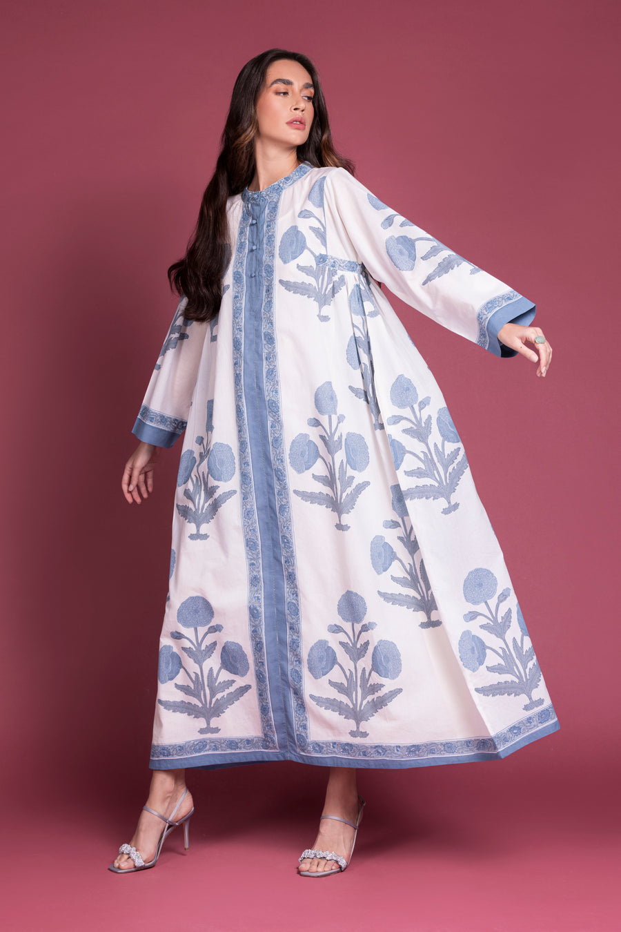Gol - E - Posta Poppy Cotton Kaftan