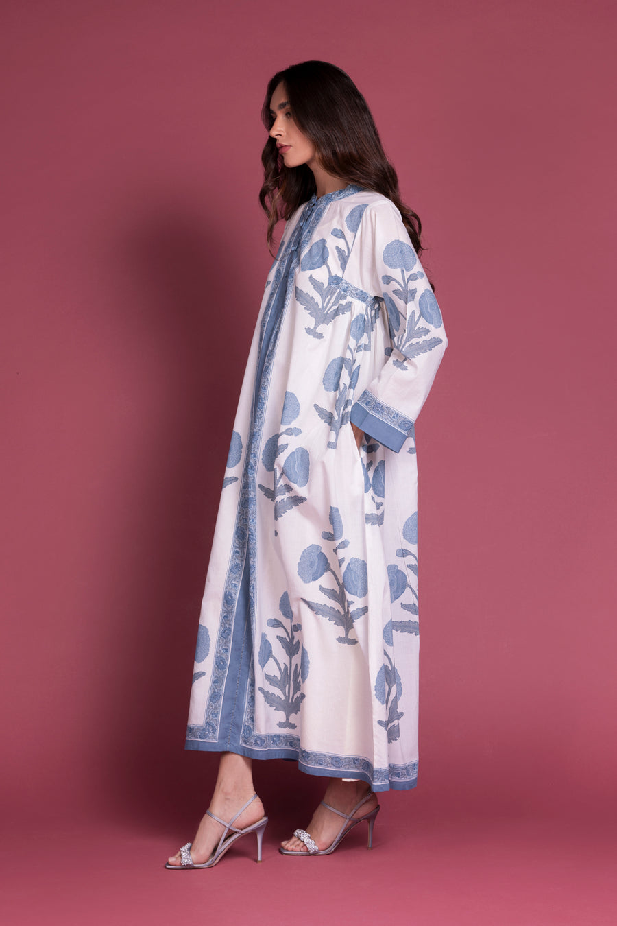 Gol - E - Posta Poppy Cotton Kaftan