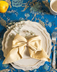 Plain Gold Cotton Table Napkin