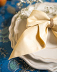 Plain Gold Cotton Table Napkin