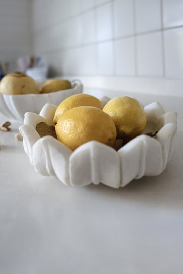 Lotus Marble Bowl