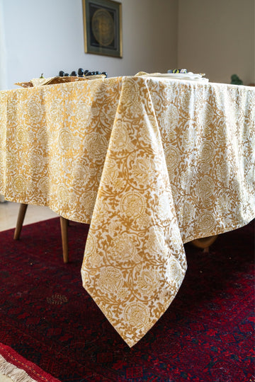 Zareen Gold Table Cover