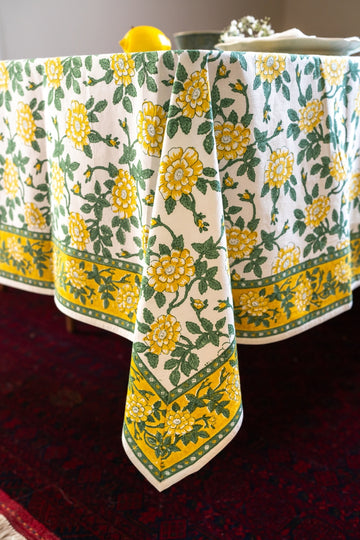 Ara Yellow Table Cover
