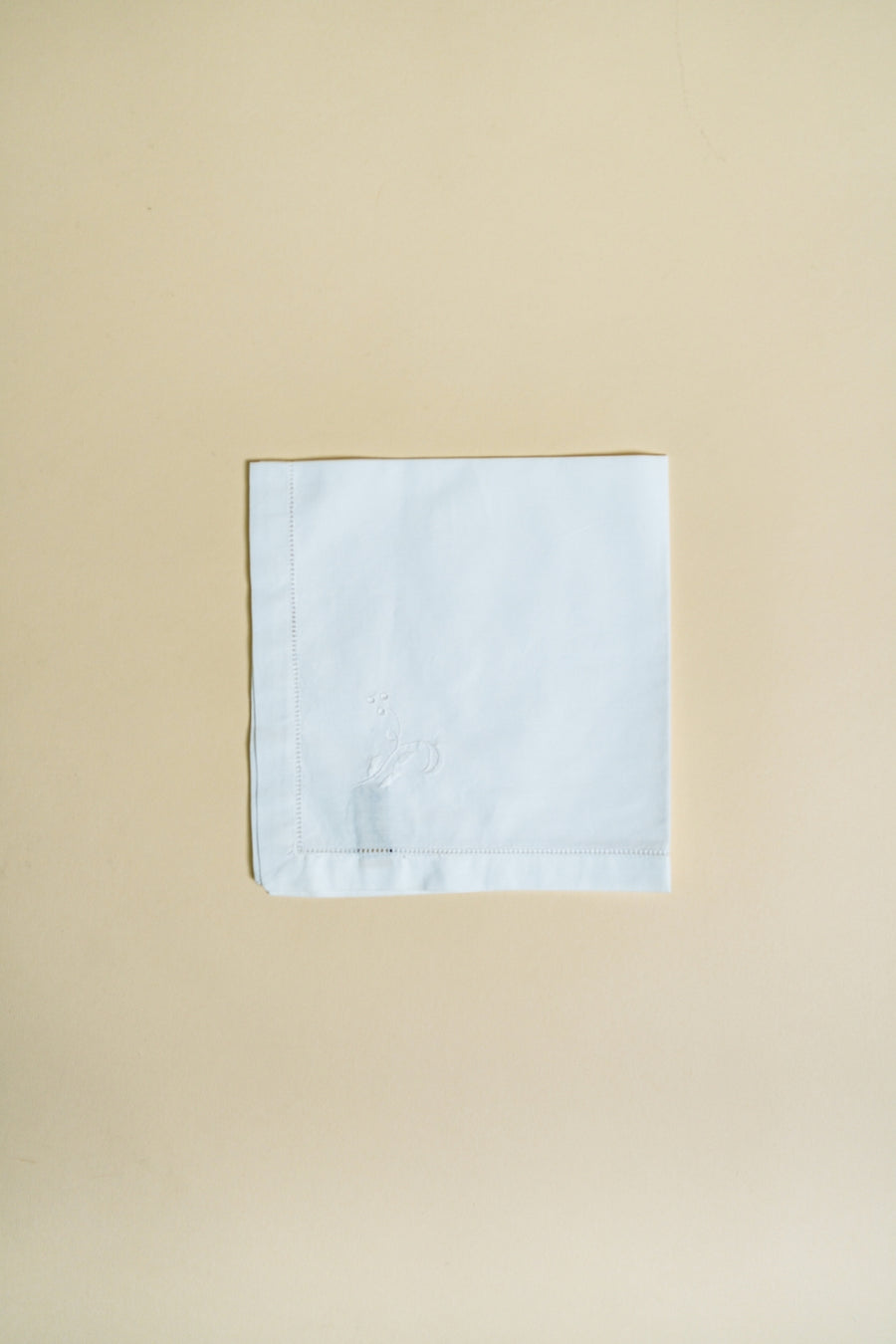 White Floral Table Napkin