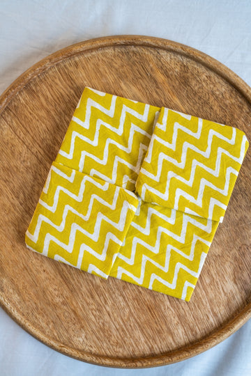 Chevron Citron Table Napkin