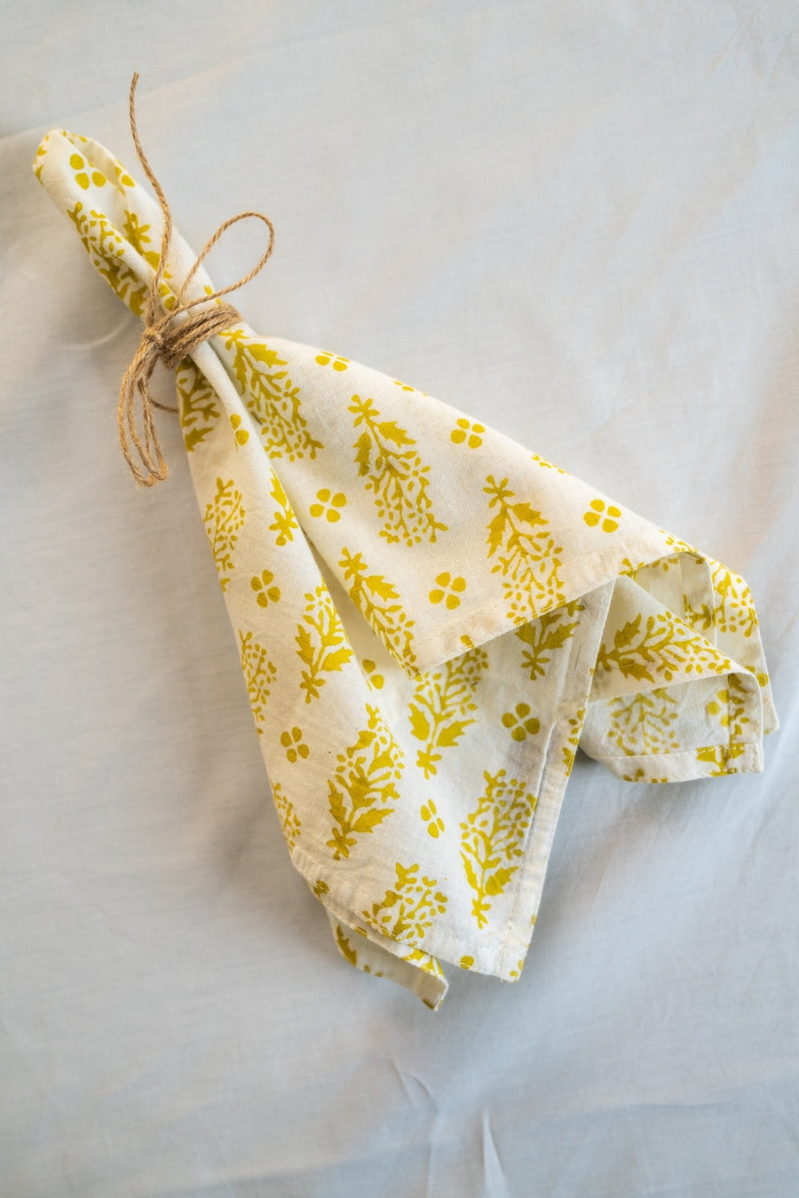 Floral Booti Citron Table Napkin