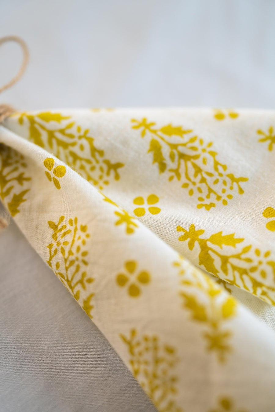 Floral Booti Citron Table Napkin