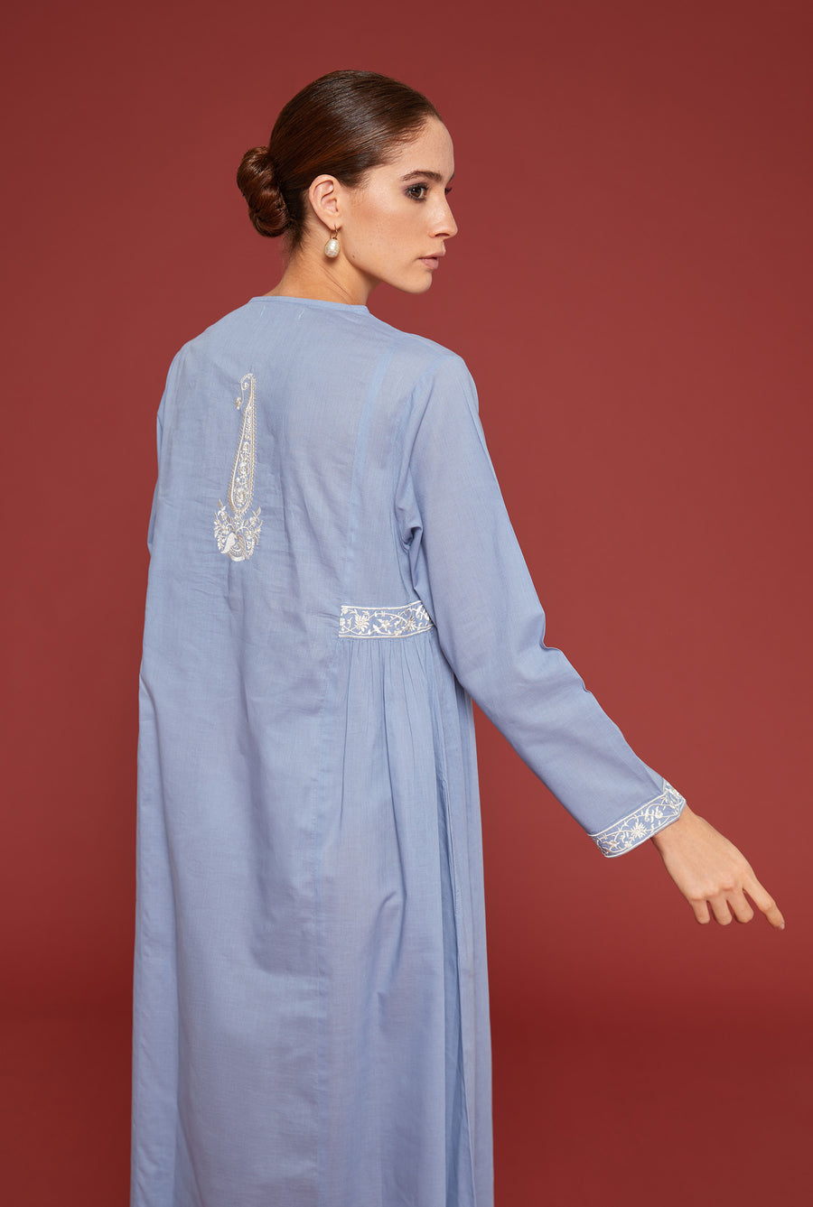 Kaavish Faded Denim Kaftan