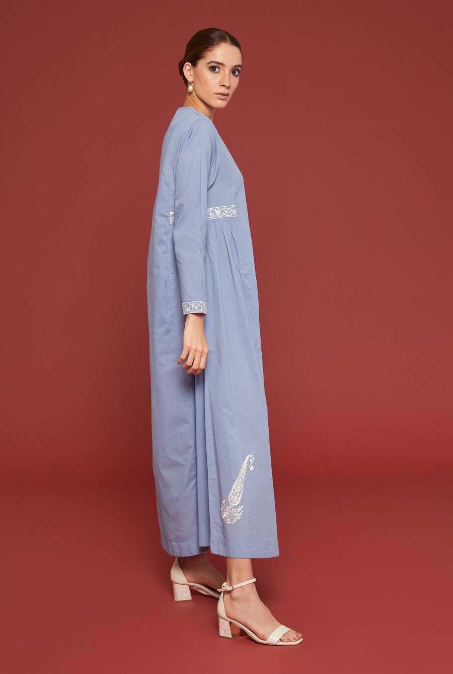 Kaavish Faded Denim Kaftan