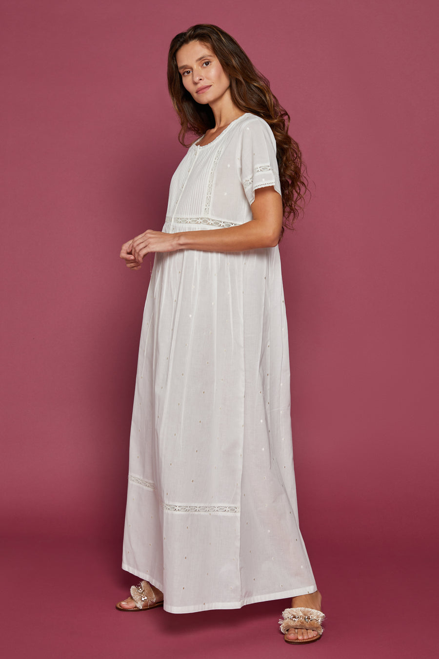 Nightdress Niina Ivory