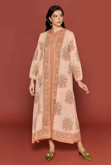 Dilneshin Peach Kaftan