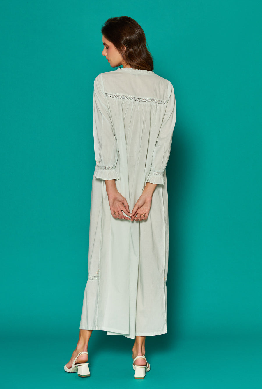 Wind Flower Cotton Nightdress