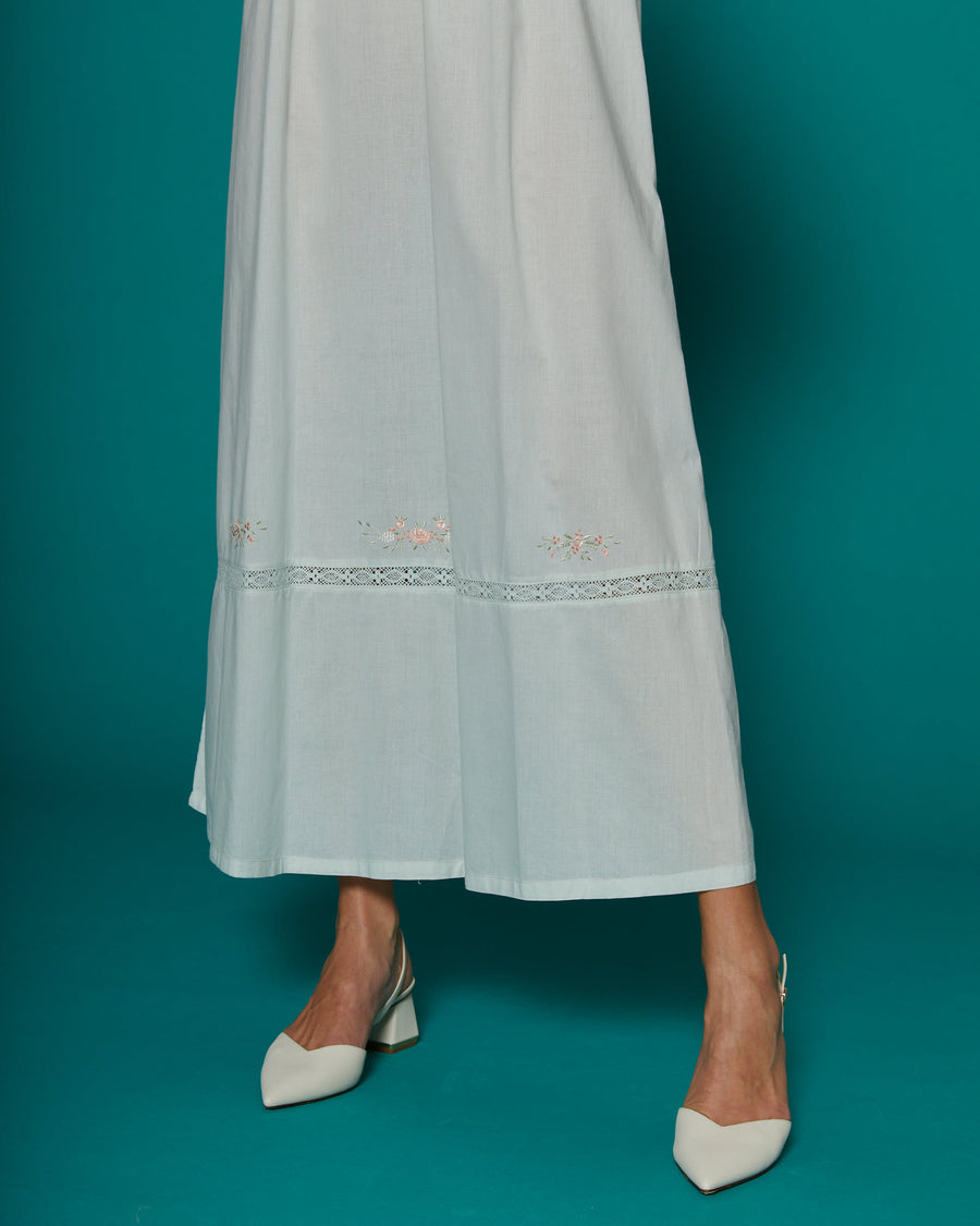 Wind Flower Cotton Nightdress