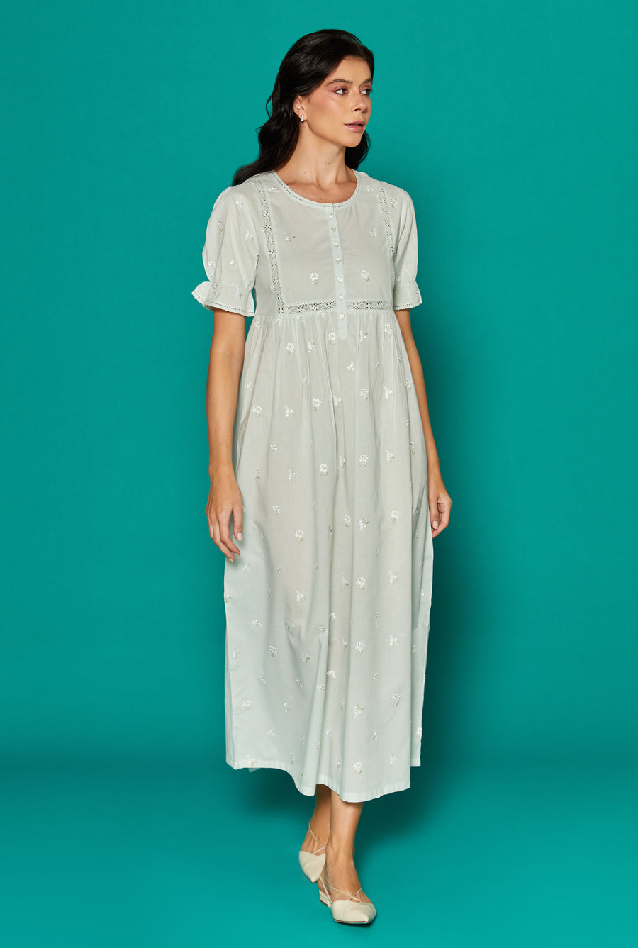 Primella Green Nightdress