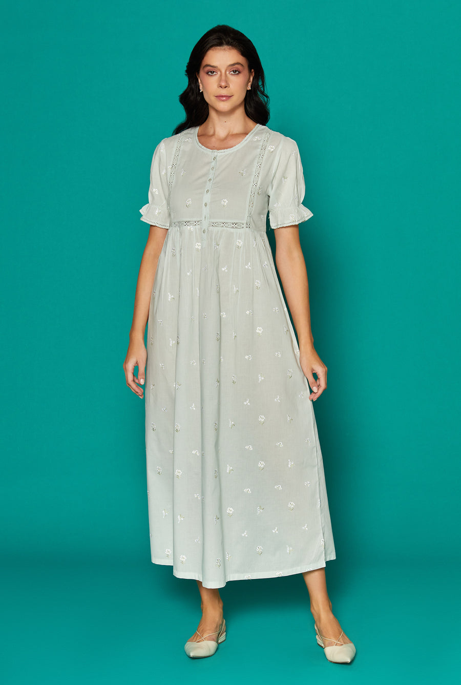 Primella Green Nightdress