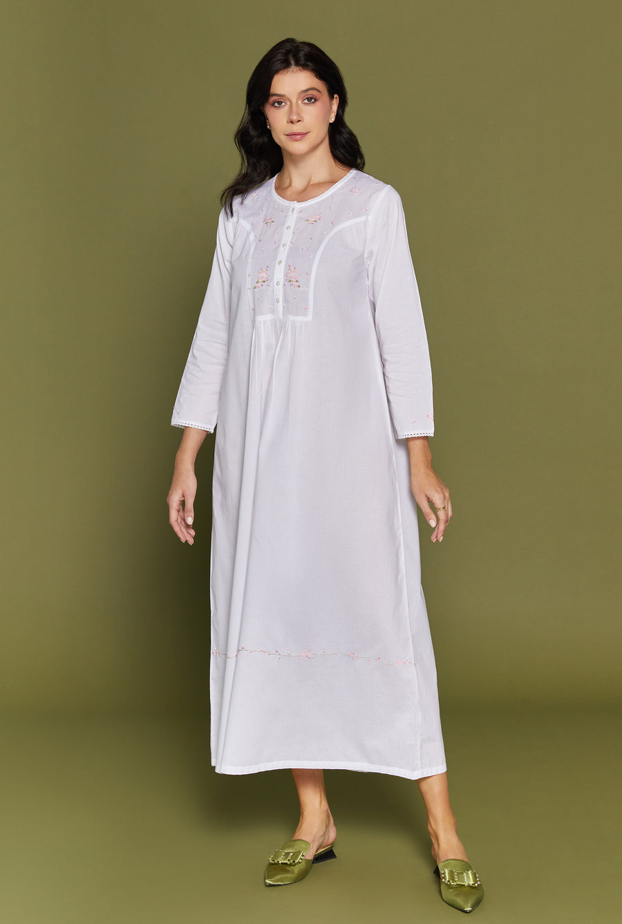 Mirayne White Nightdress