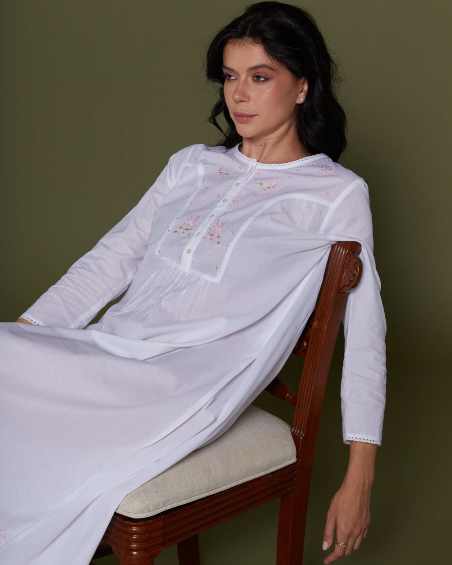 Mirayne White Nightdress