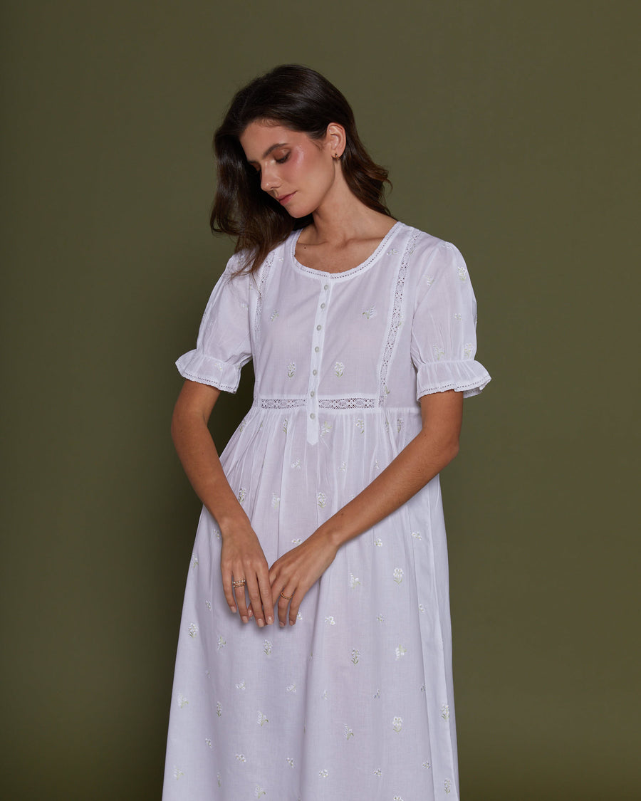 Primella White Nightdress