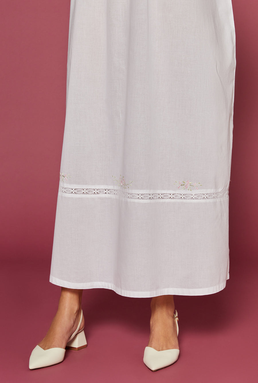 Lover’s Knot Cotton Nightdress