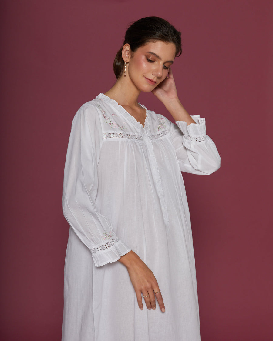 Lover’s Knot Cotton Nightdress