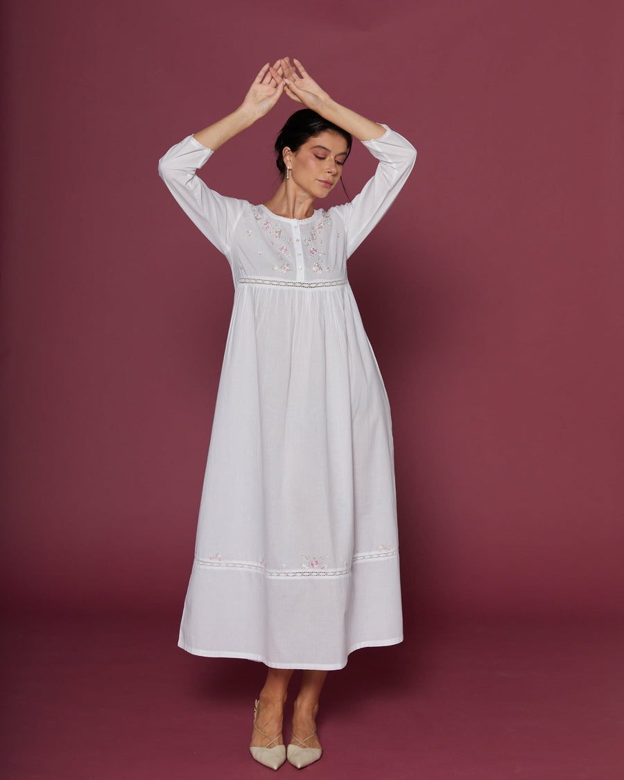 Tickle Me Pink Cotton Nightdress