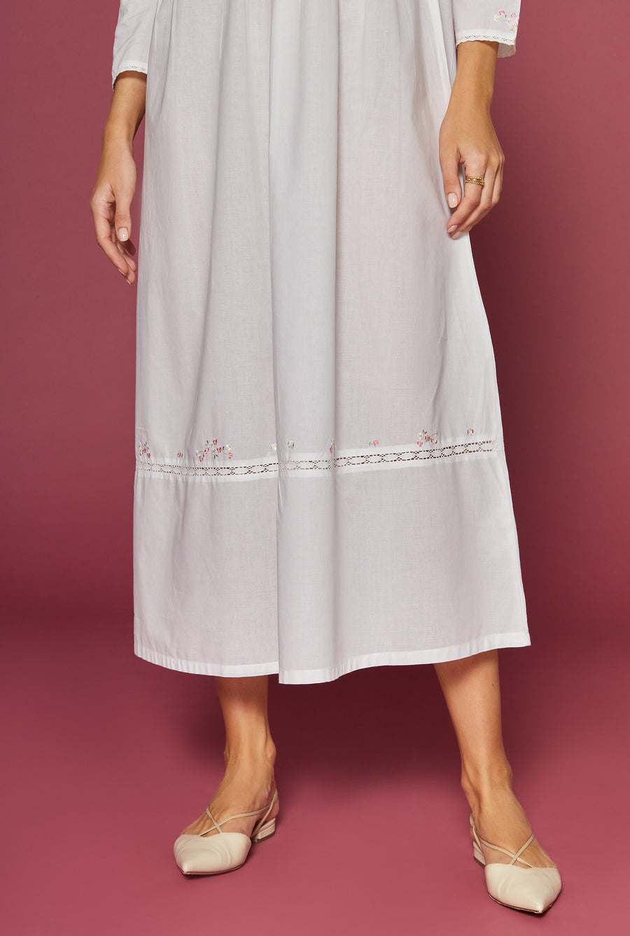 Tickle Me Pink Cotton Nightdress