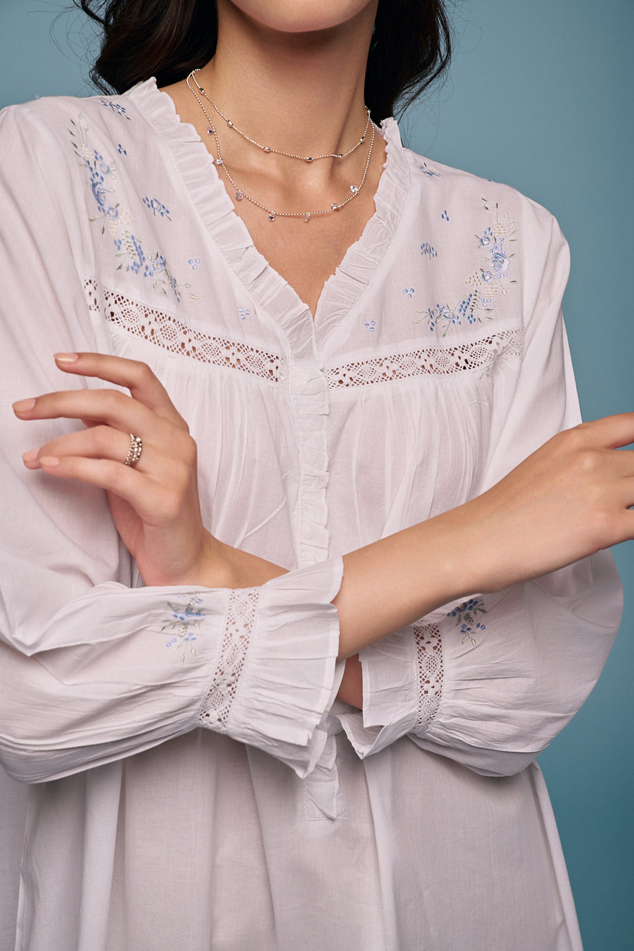 Heart Ease Cotton Nightdress