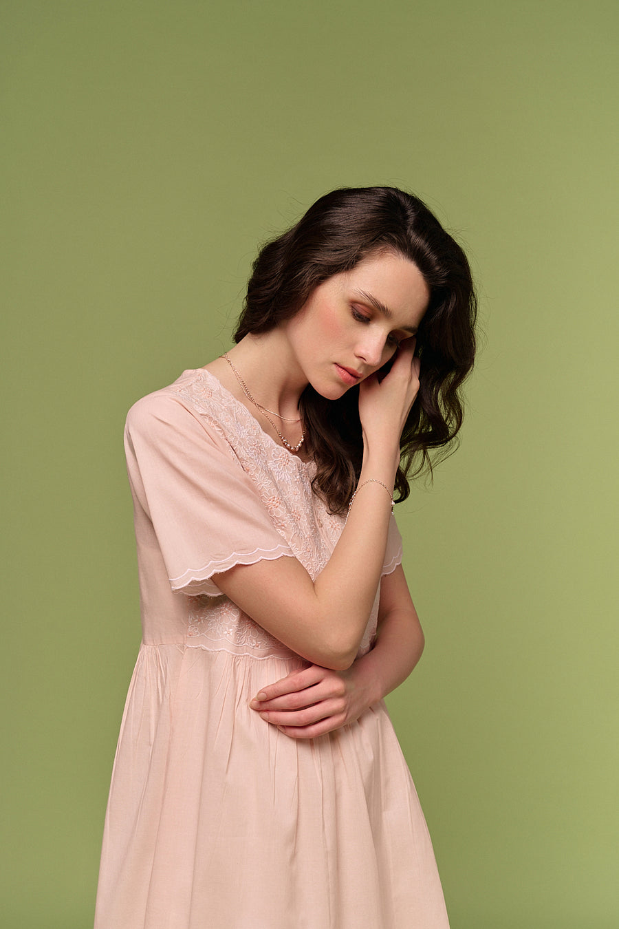 Fioren Peach Nightdress