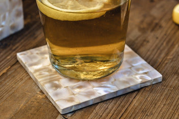 Mother-of-Pearl Coasters set of 4