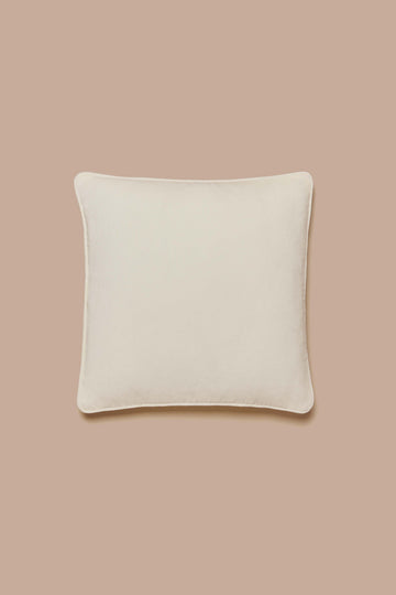 White Velvet Cushion (45 x 45 cm)
